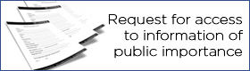 Request for access to information of public importance